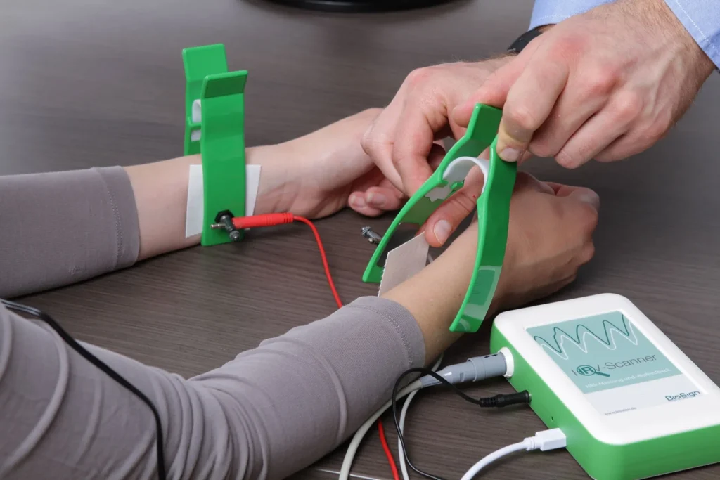 Vagusnerv messen: HRV-Diagnostik mit Biosign-Scanner in der Naturheilpraxis Leverkusen